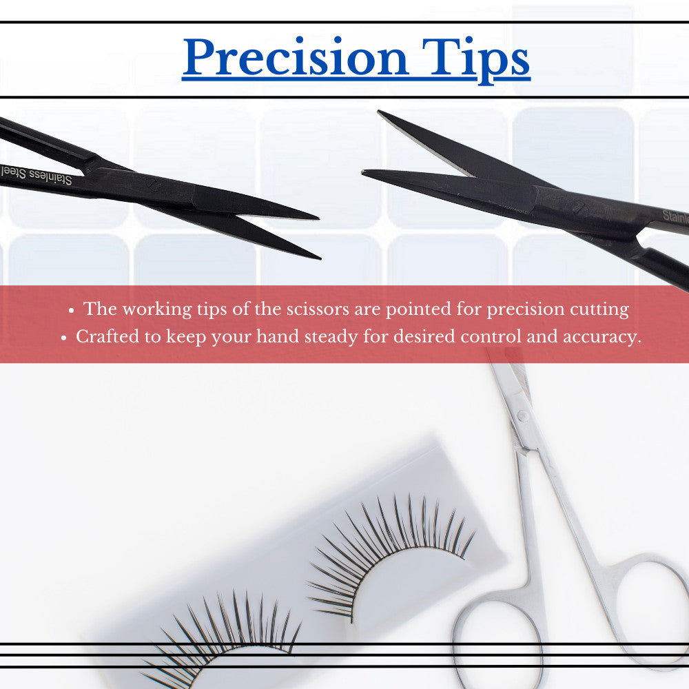Professional Hair and Facial Grooming Scissors - Multi-Function Salon Shears