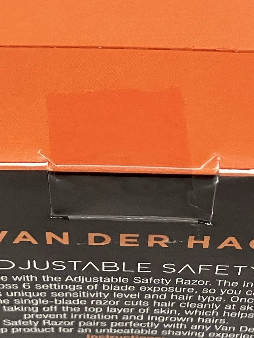 Van Der Hagen Adjustable Safety Razor with 5 Blades & Shave Butter Sample