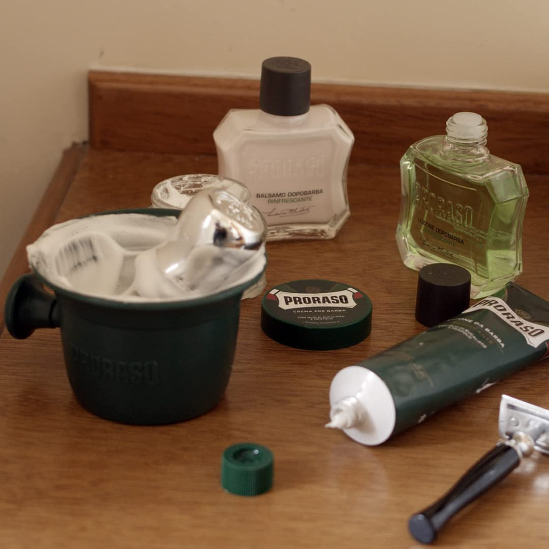 Refreshing Men’s Shaving Cream with Menthol - Paraben-Free, 5 oz