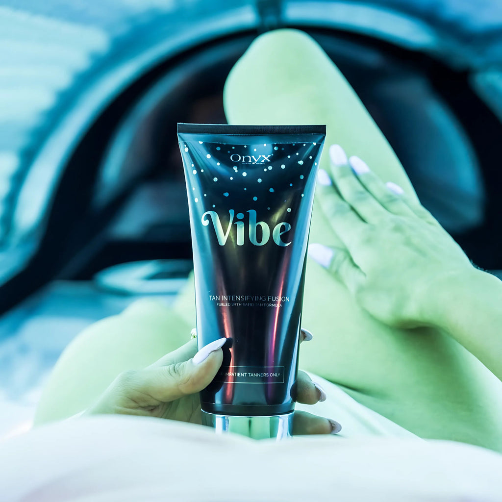 Onyx Vibe Tanning Accelerator Lotion for Fast, Even, Deep Tan 6.76 fl oz