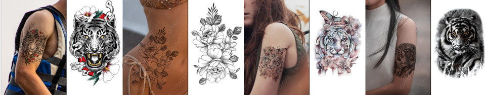 Temporary Tattoo Sheets 4 Pack – Premium Waterproof Body Art For Men & Women
