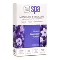 Organic Spa Treatment Set - Lavender Mint 50 Boxes for Manicure, Pedicure & Body