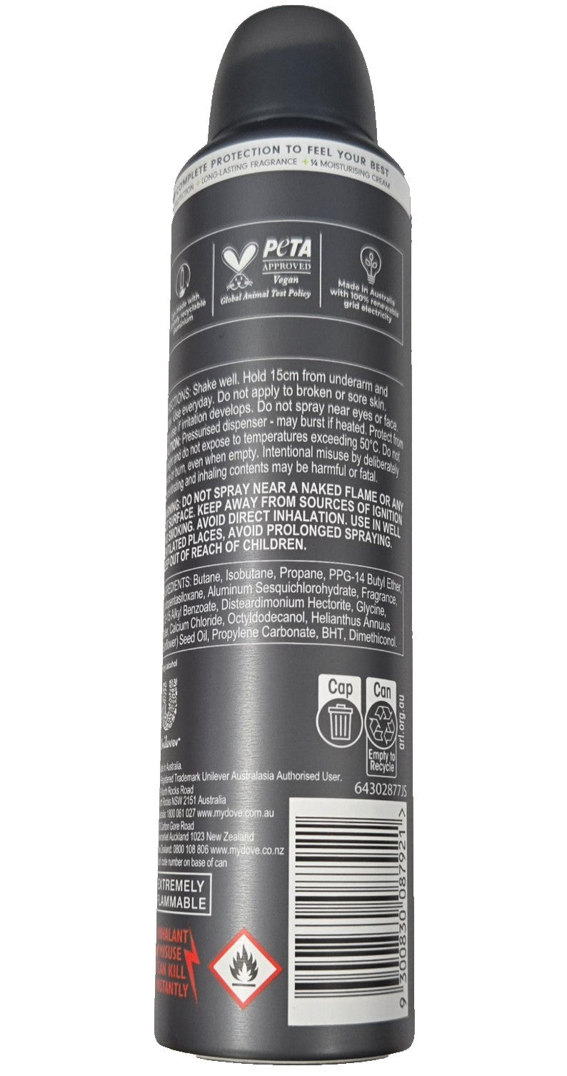 Men's 72H Antiperspirant Deodorant Spray - Invisible Fresh, 3 Pack 750ml