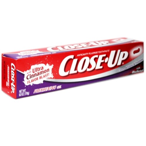 4 Pack Fluoride Toothpaste Gel with Fresh Red Cinnamint Flavor - 6 Oz Each