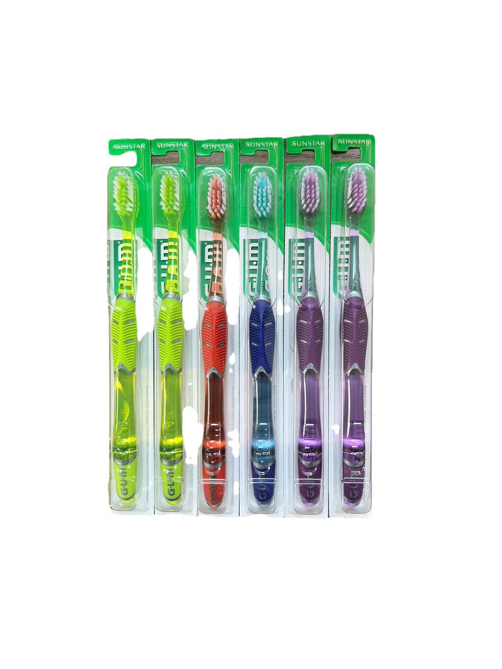 Soft Compact Manual Toothbrushes 6 Pack for Deep Clean and Gum Care
