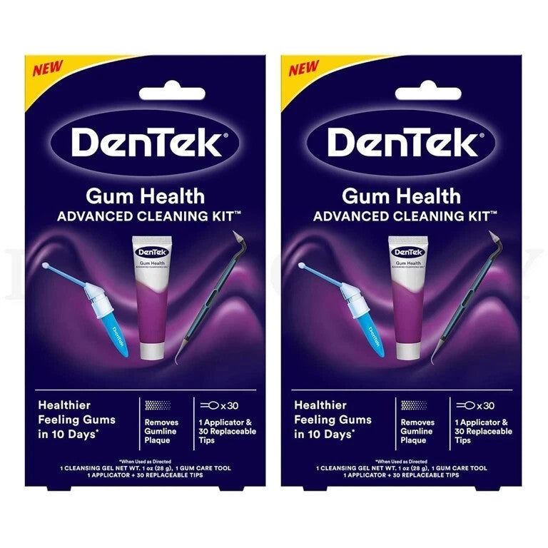 Gum Health Oral Care Kit with Cleansing Gel & Precision Tips - 2 Sets