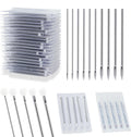 Professional Piercing Needles Kit 50Pcs 18G Stainless Steel for Body Jewelry