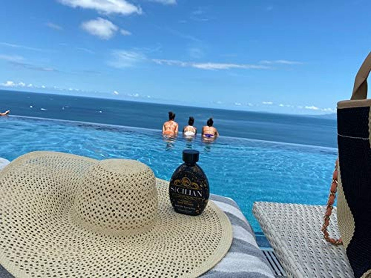 Dark Black Bronzer Tanning Lotion for Glowing Skin - Self Tanner & Sunless