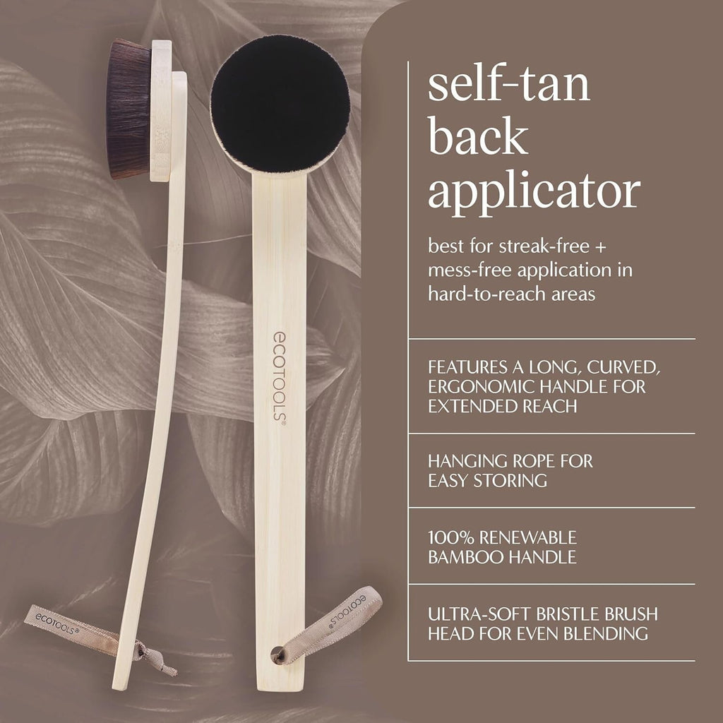 Self-Tan Back Applicator Brush for Even Tan Application - EcoTools