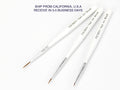 Nail Art Drawing Pens Set - Acrylic Painting & Design Brushes, 3 Pack