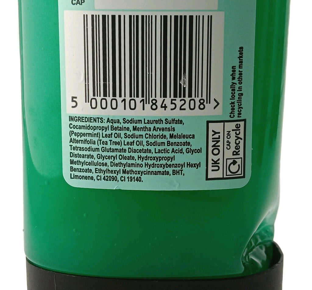 Tingly Mint & Tea Tree Shower Gel 2-Pack - 250ml Each