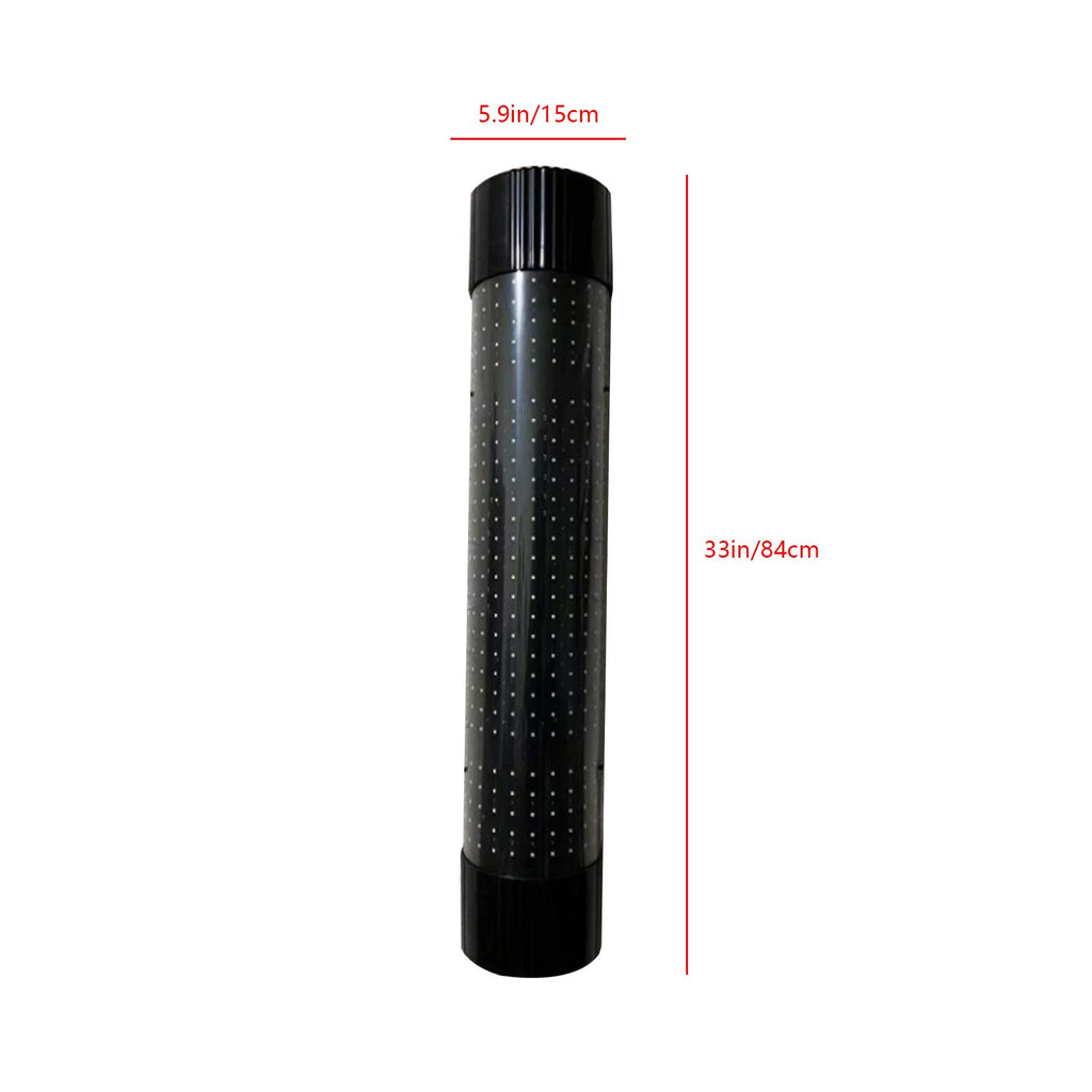 33-Inch Colorful Rotating LED Salon Light Outdoor Waterproof Display