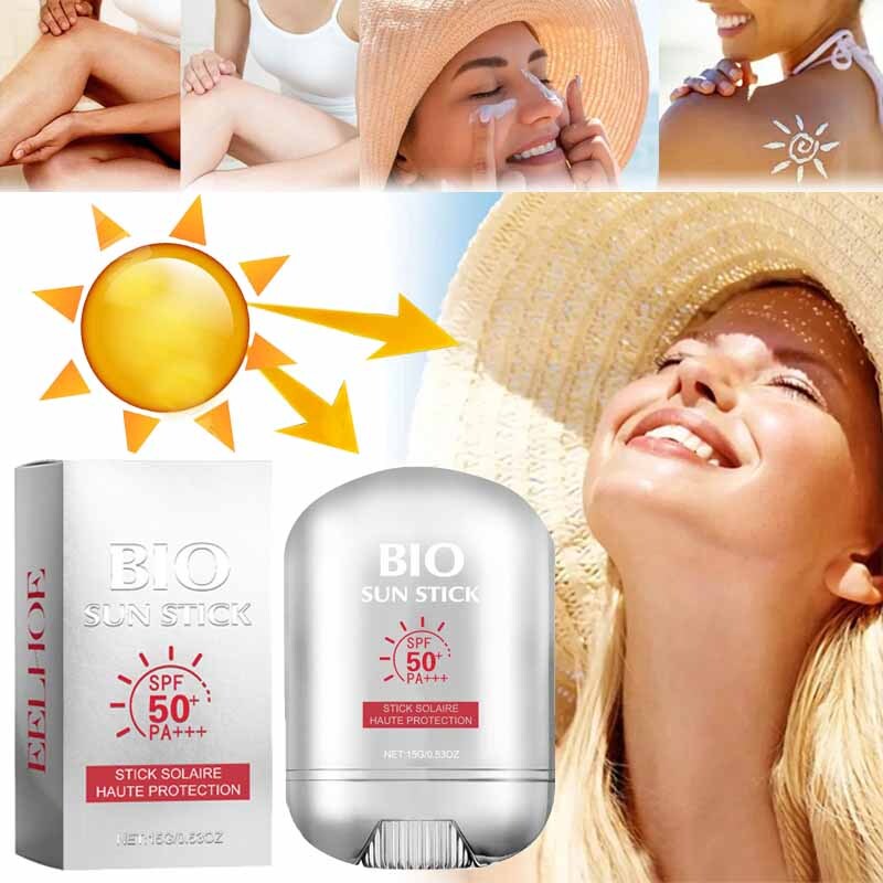 SPF50+ Sun Stick with Anti-Aging & Waterproof UV Protection 15g