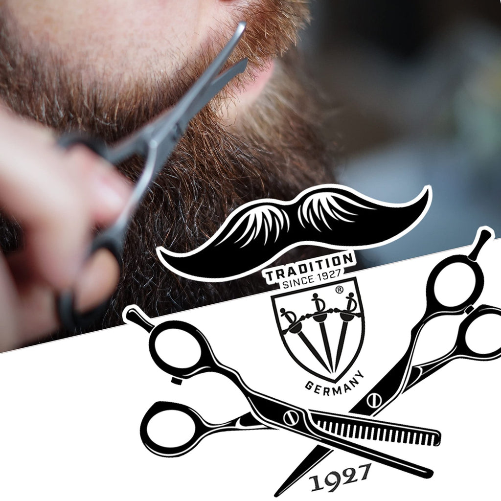 Stainless Steel Beard & Mustache Scissors - Professional Grooming Tool