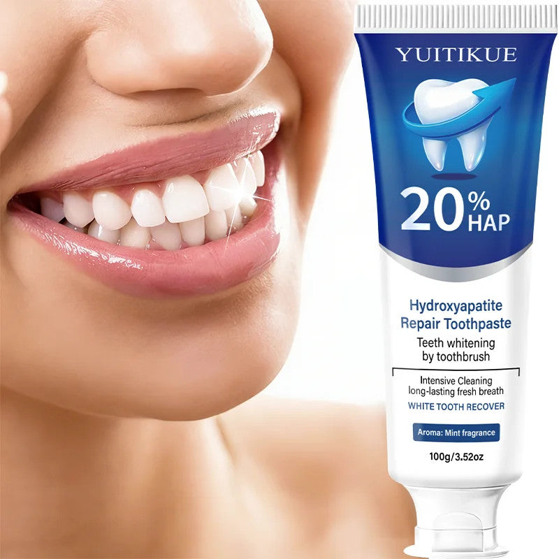 Hydroxyapatite Toothpaste Deep Cleaning Whitening Fresh Breath Oral Care