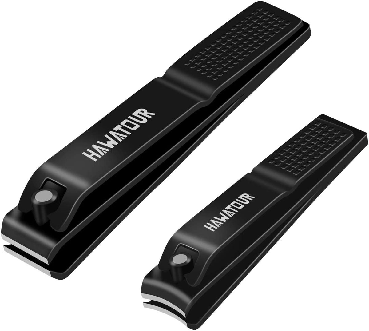 Nail Clippers Set with Tin Case - Ultra Sharp Fingernail and Toenail Cutters