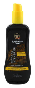 Australian Gold Dark Tanning Oil 8oz - Natural Vitamin Moisturizer for Sunless Tan