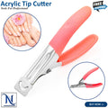 Manicure Nail Art Scissors & Tip Trimmer for Acrylic Gel False Nails