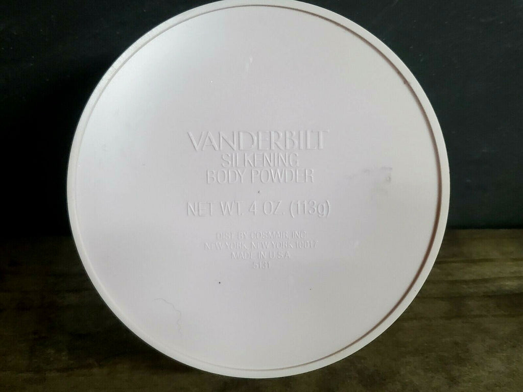 Gloria Vanderbilt Silkening Body Powder 4 oz with Puff - Missing Lid