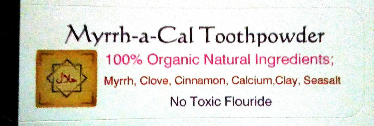 Myrrh Toothpowder for Gum Disease Dental Care Natural Oral Hygiene