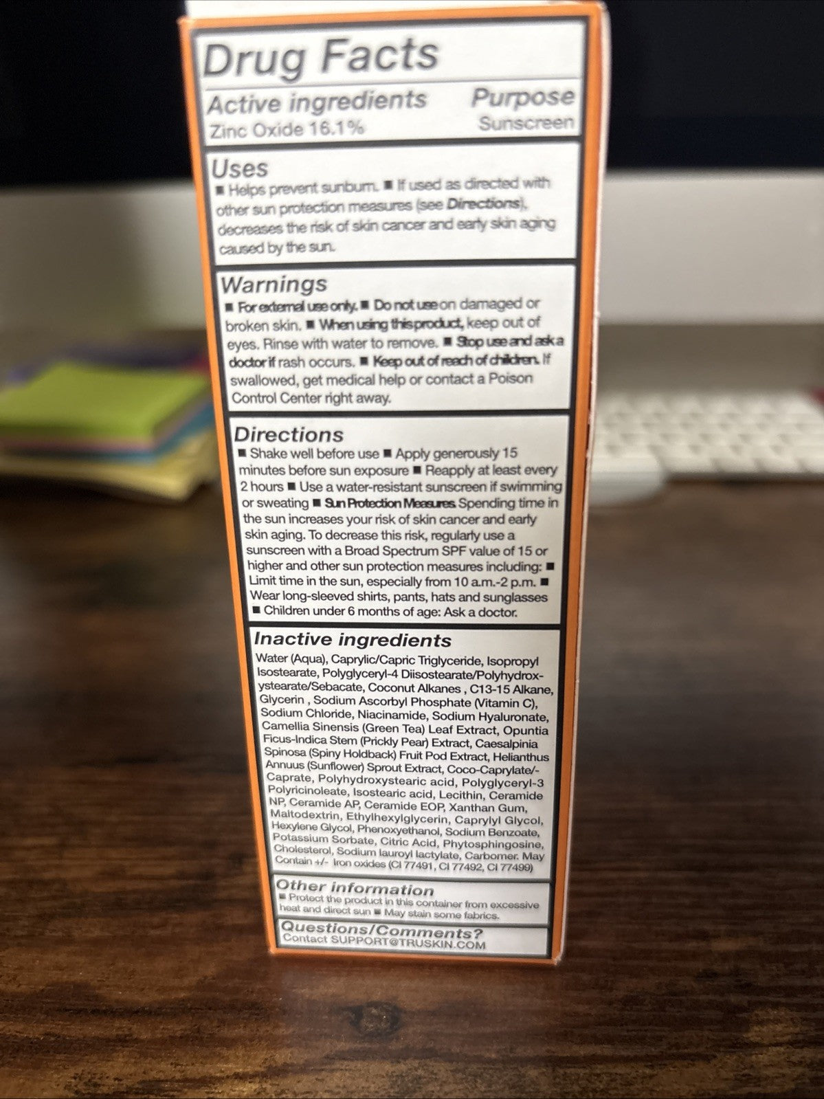 SPF30 Mineral Tinted Sunscreen Serum for Face - 1 Fl Oz