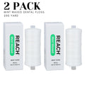 Reach Mint Waxed Dental Floss Refill - 200 Yards for Oral Hygiene