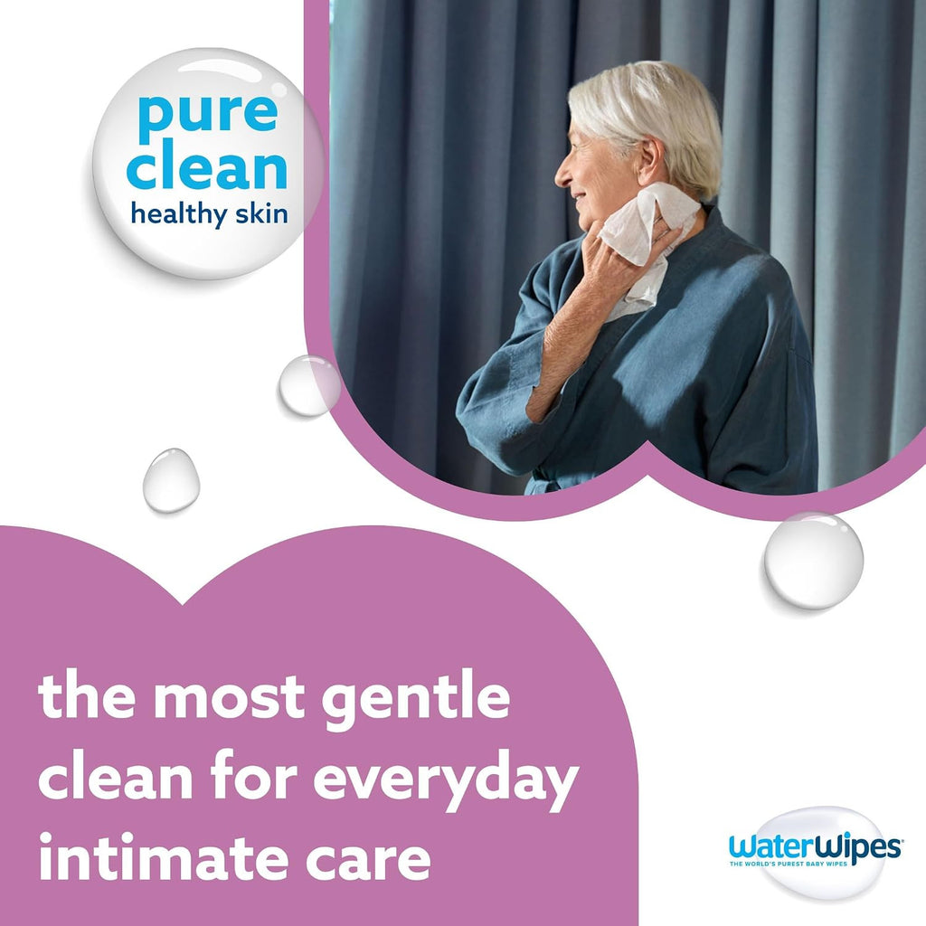 WaterWipes Sensitive Whole Body Cleansing Wipes - XL, Fragrance-Free, 90 Count