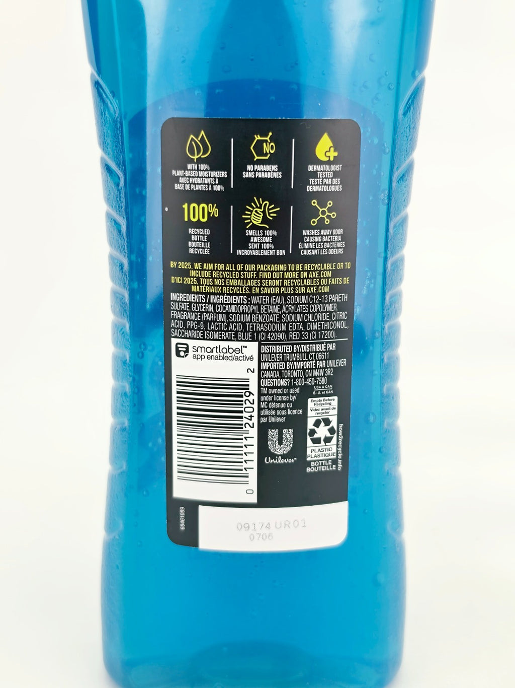 Axe Sport Blast Hydrate Body Wash Set - Energizing Citrus, 16 oz x2