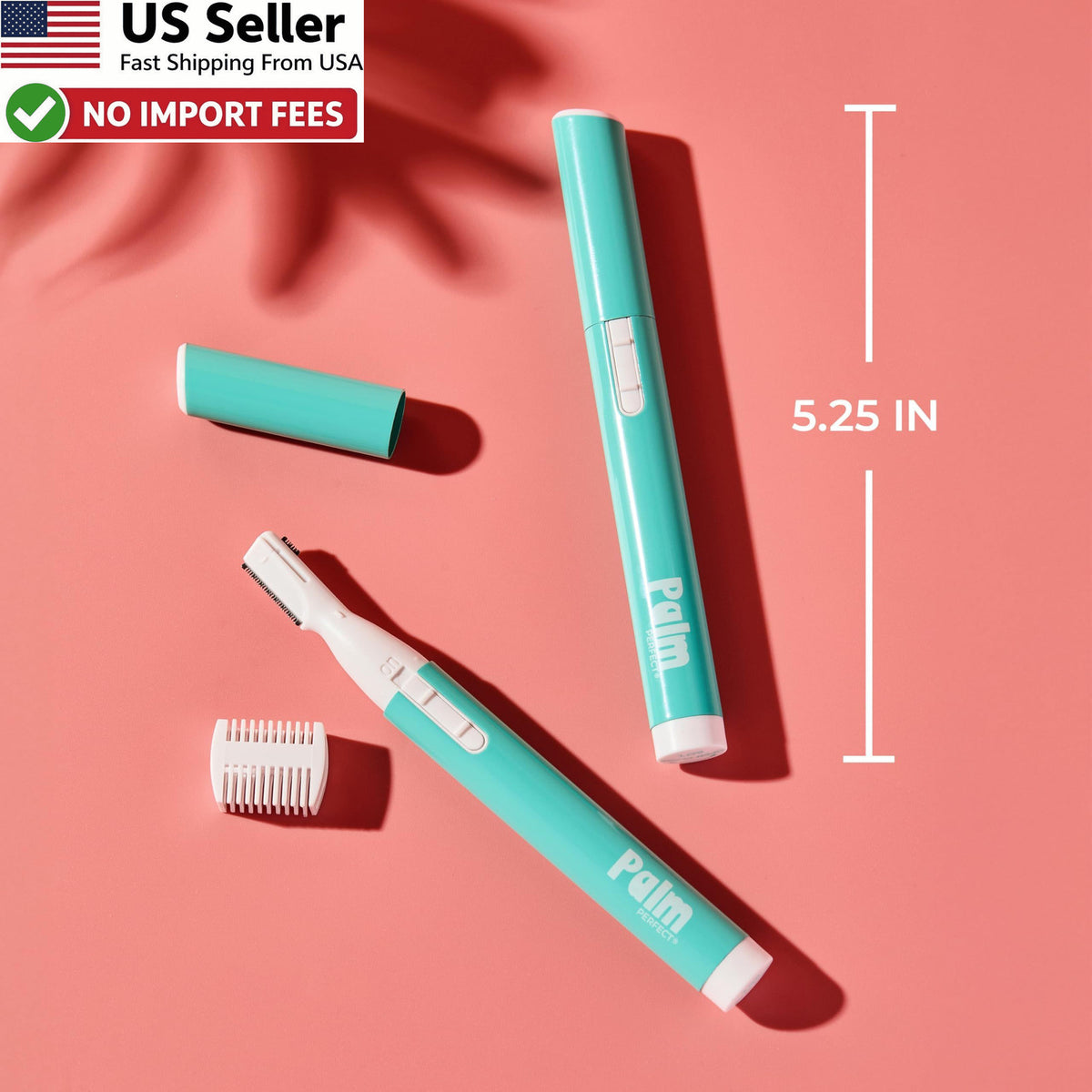Personal Hair Trimmer for Eyebrows Nose Lip - Painless Grooming Kit