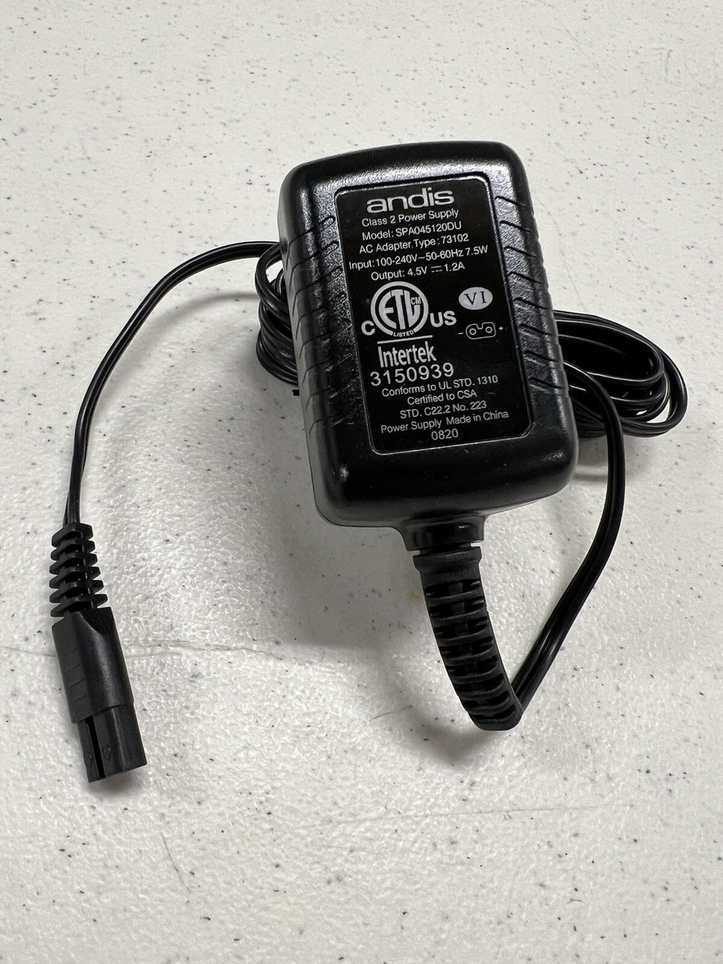 Andis Cordless Envy Li Hair Clippers Replacement Charger OEM Factory Made