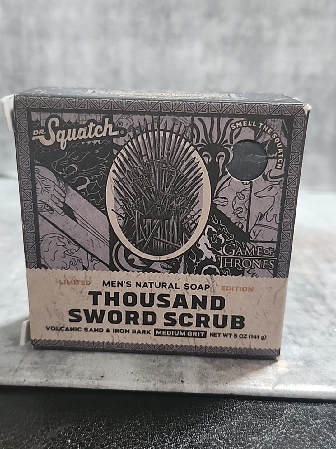 Men's Natural Bar Soap with Scrub - Thousand Sword 5oz
