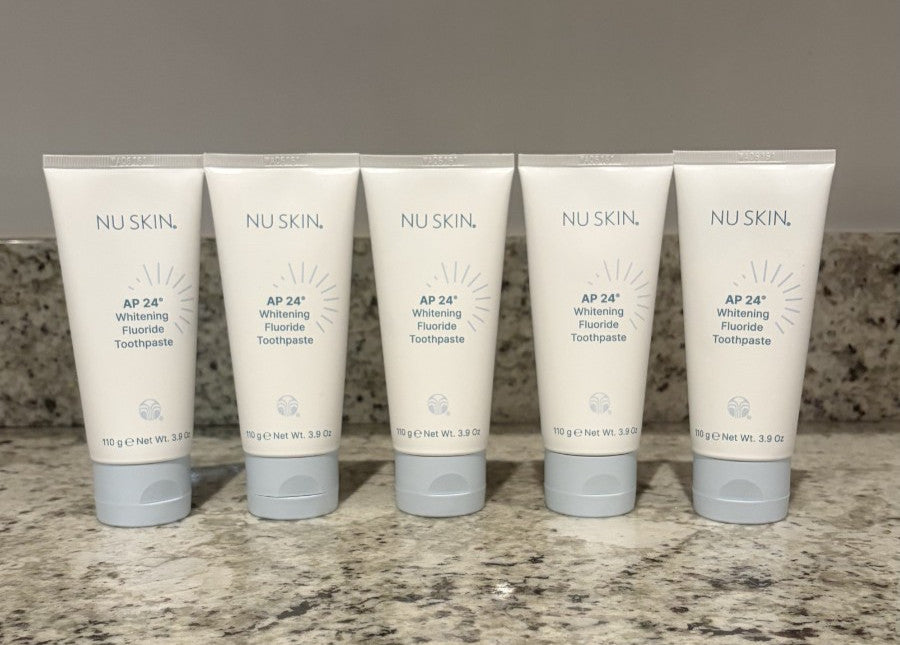 Nu Skin AP-24 Whitening Fluoride Toothpaste Lot of 5 Tubes Made in USA