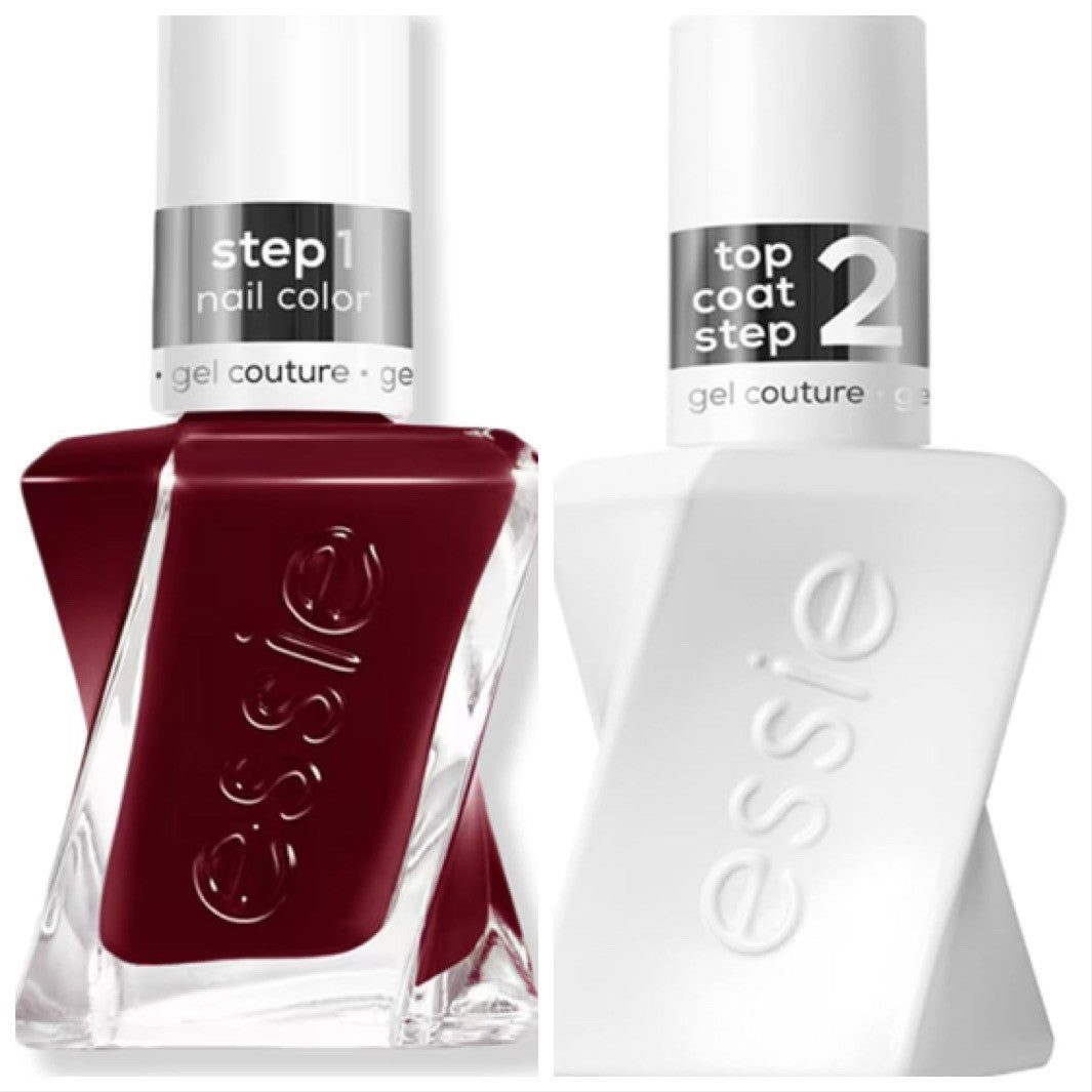 Essie Gel Couture Nail Polish Kit with Top Coat - Longwear, Chip-Resistant, 0.46oz