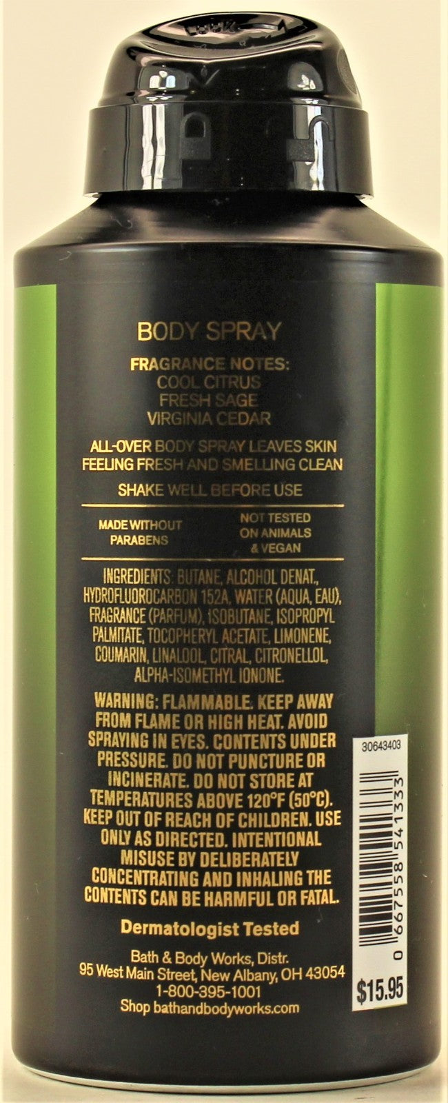 Men's Deodorizing Body Spray - Woodland Scent 3.7oz (2 Pack)