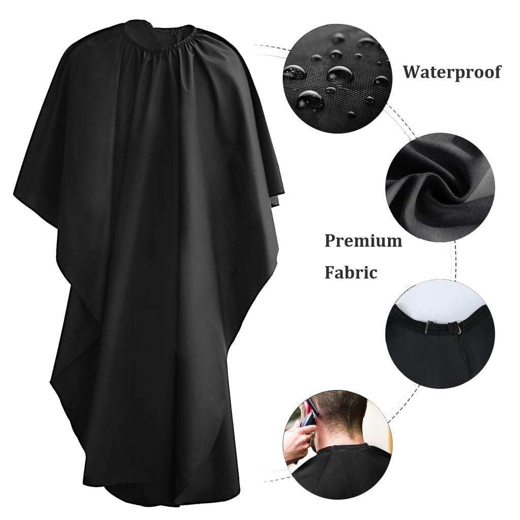 Professional Barber Cape with Adjustable Neck Cover for Haircutting & Salon Use