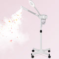 Professional 2-in-1 Facial Steamer with Adjustable Spray Arm and LED Magnifier Light