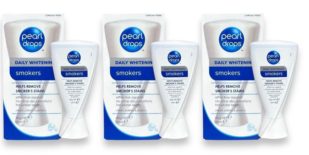 Pearl Drops Whitening Smokers Toothpaste 50ml - Oral Care, Pack of 3