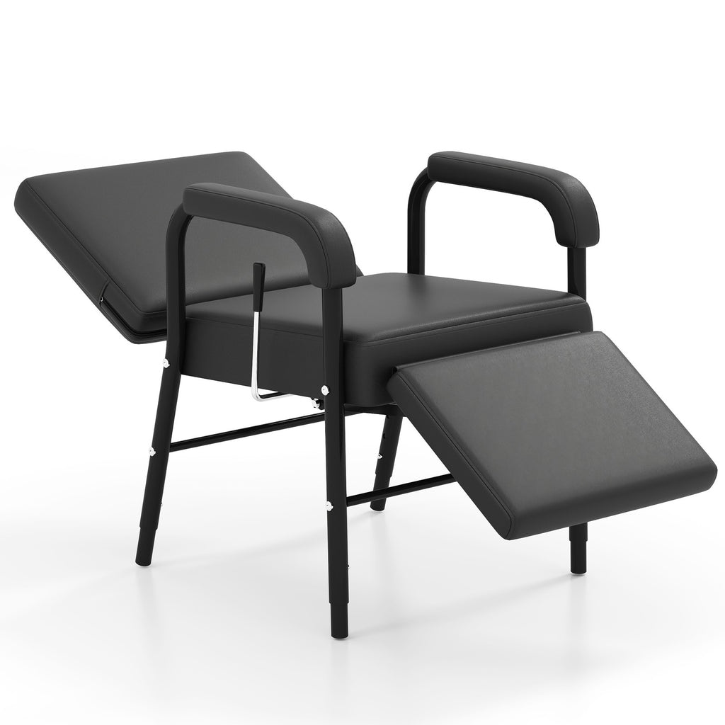 Reclining Shampoo Barber Chair for Salon & Spa - Heavy Duty, Adjustable, Water-Resistant