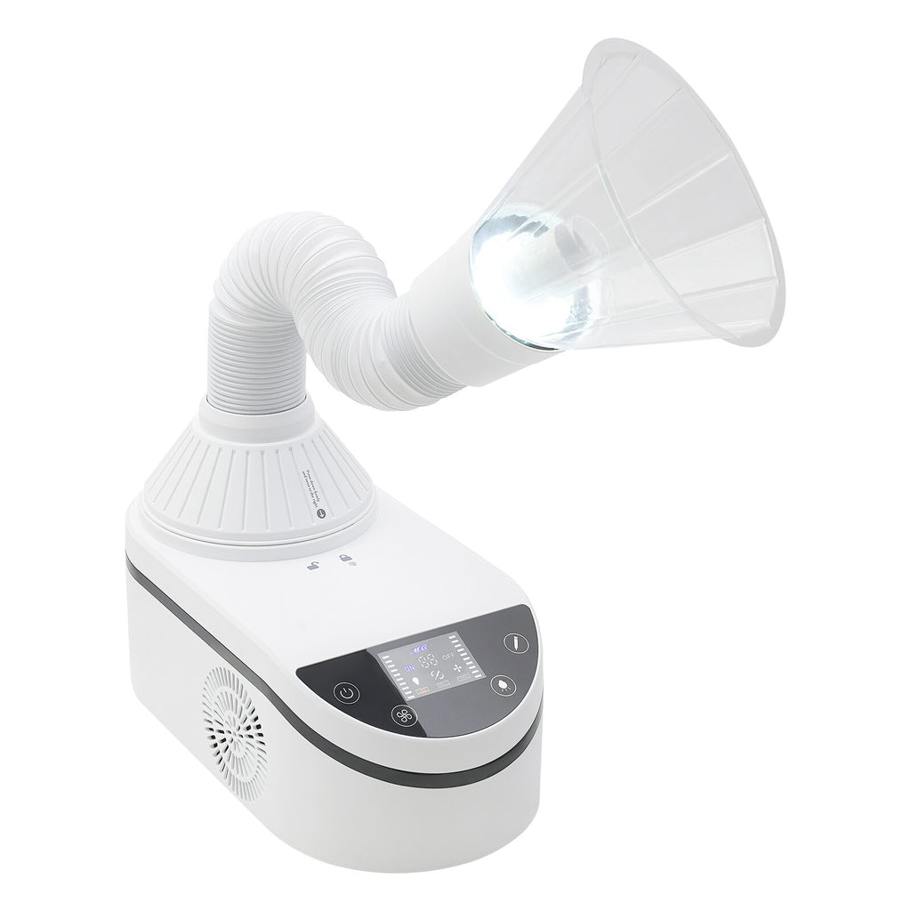 230W Tabletop Nail Dust Collector with 360° Rotating Hose & Filter