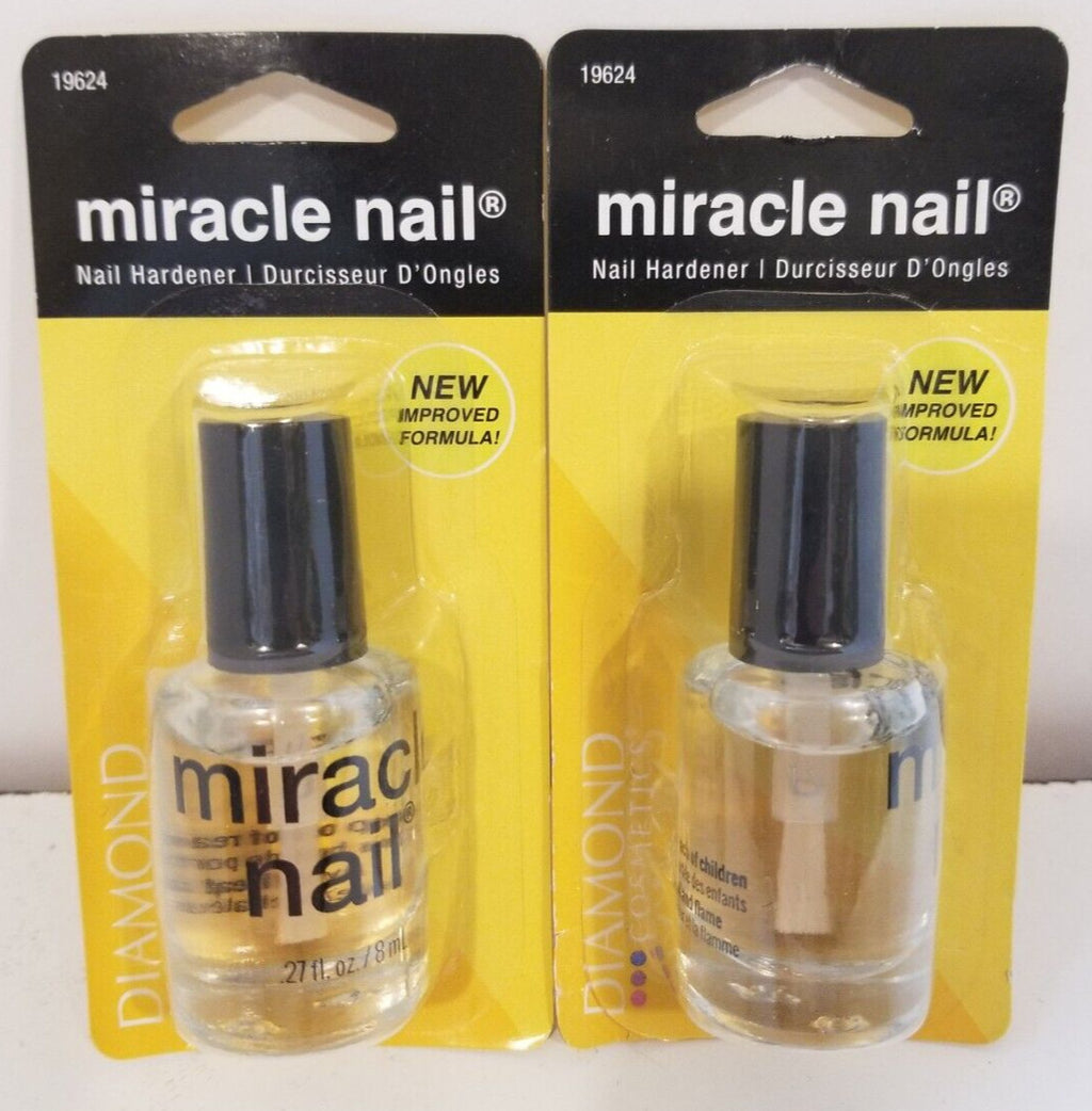 Diamond Miracle Nail Hardener Clear Coat Nail Polish - 0.27 oz