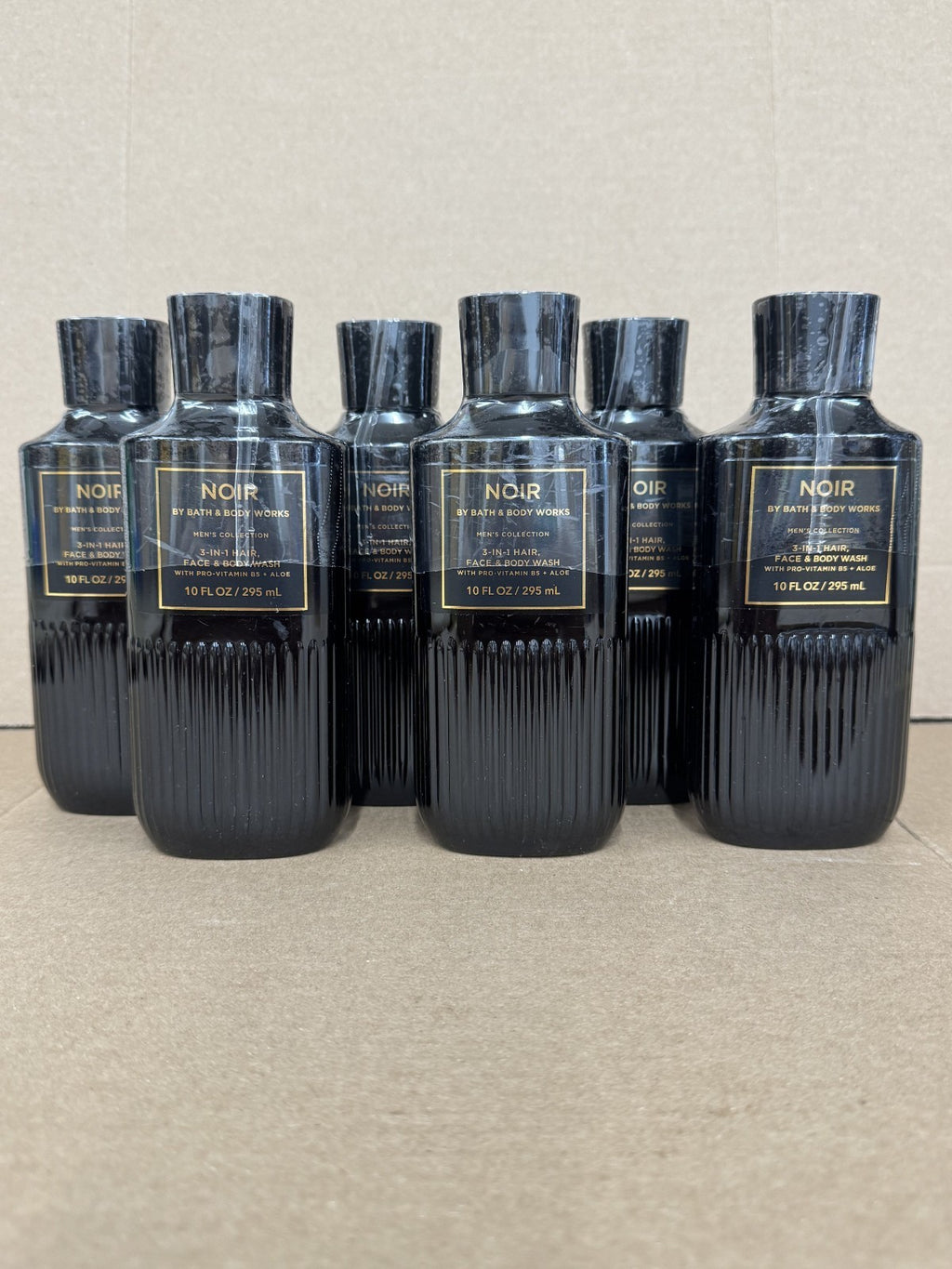 Men's 3-in-1 Body Wash & Face Cleanser 6 Pack - Noir Fragrance