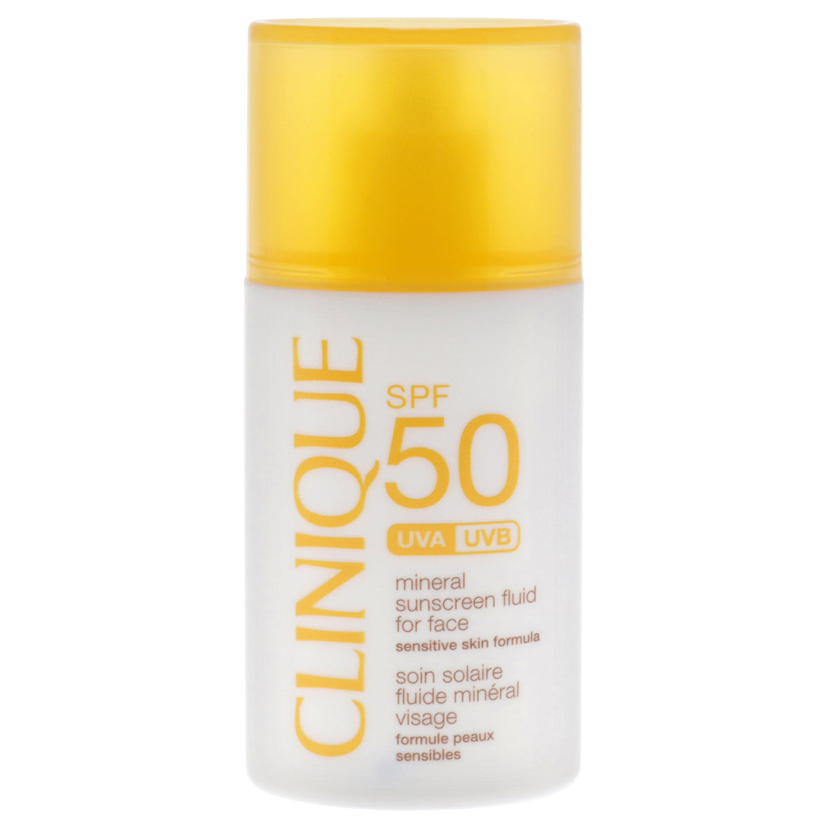 Mineral Sunscreen Fluid SPF 50 for Face - Lightweight, Oil-Free, Sensitive Skin Safe
