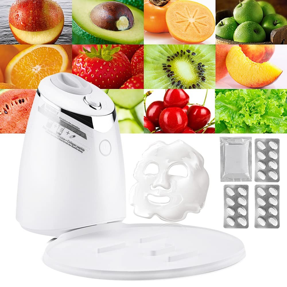 Automatic DIY Face Mask Maker Machine for Custom Skincare, White