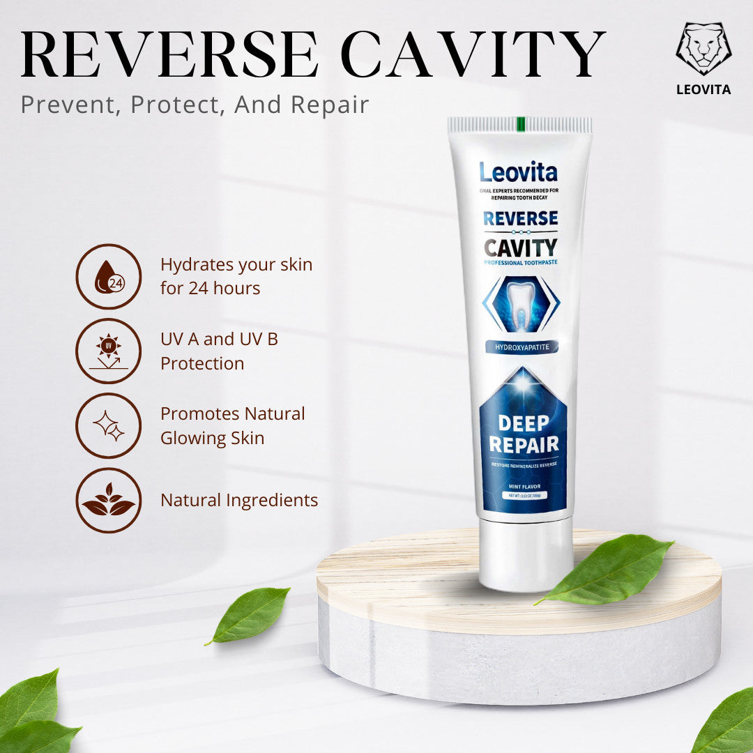 Hydroxyapatite Toothpaste for Cavity Reversal & Enamel Repair Fluoride-Free 3.52 OZ