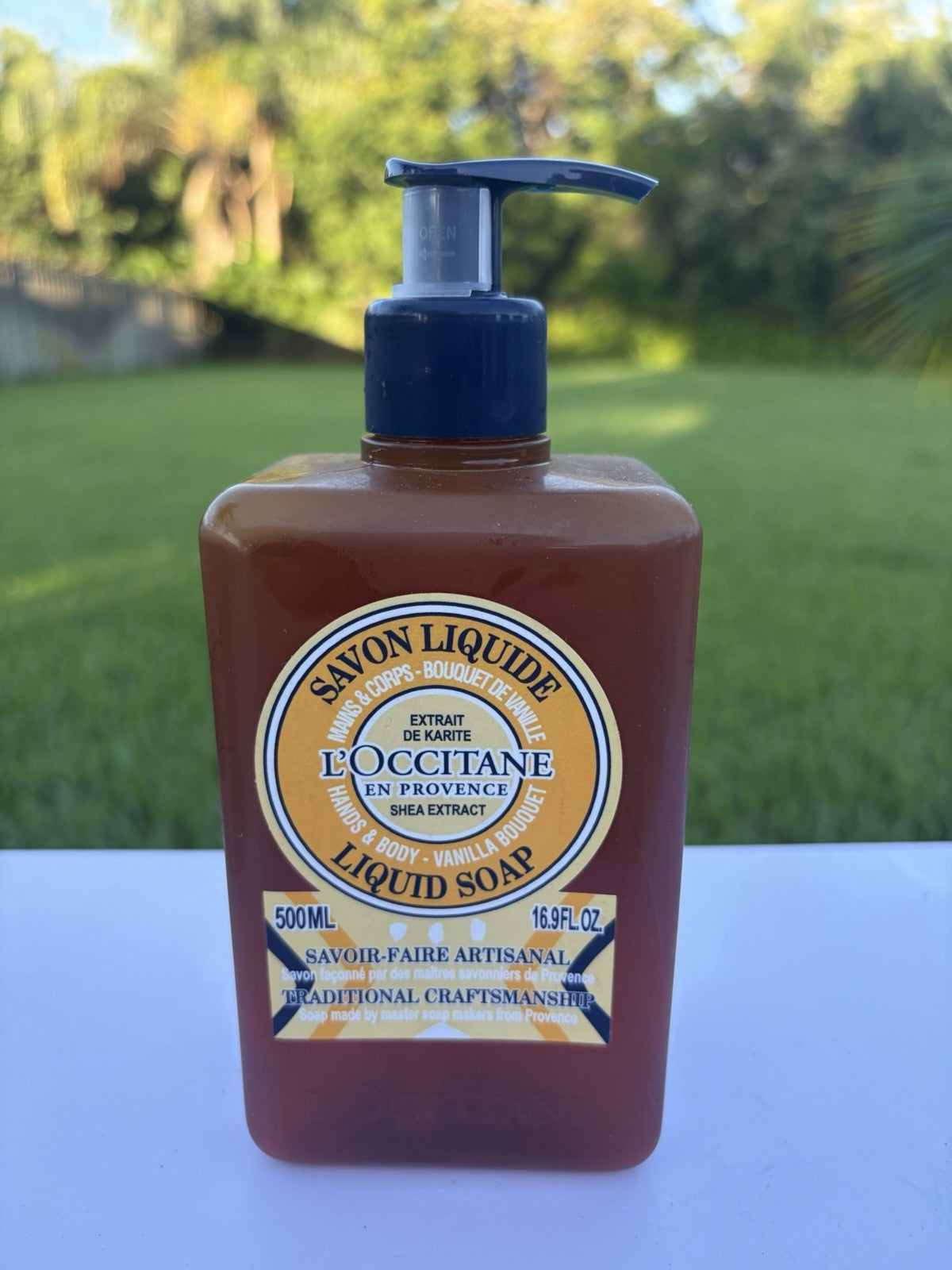 L'Occitane Shea & Vanilla Bouquet Liquid Hand & Body Soap 16.9oz