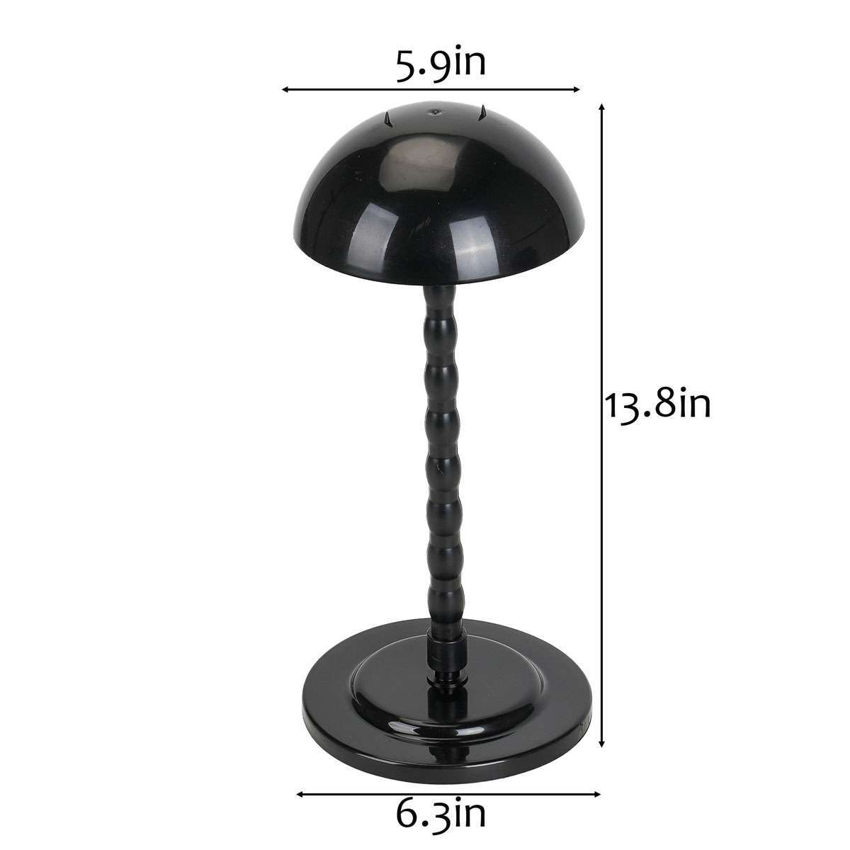 Portable Wig Stand Holder 13.8 Inch for Wigs & Hats - 1/2/3 Pack