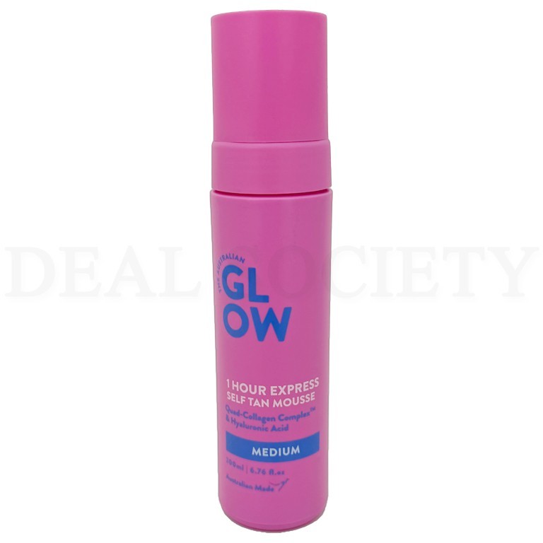 Self Tanner Mousse Medium 6.76oz - 2-Pack with Reusable Tanning Mitt