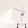 Professional Facial Steamer 2-in-1 with Flexible Arm Ozone & Magnifier Lamp