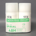 SVR Spirial 48HR Anti-Perspirant Deodorant Roll-On 2 Pack 50ml