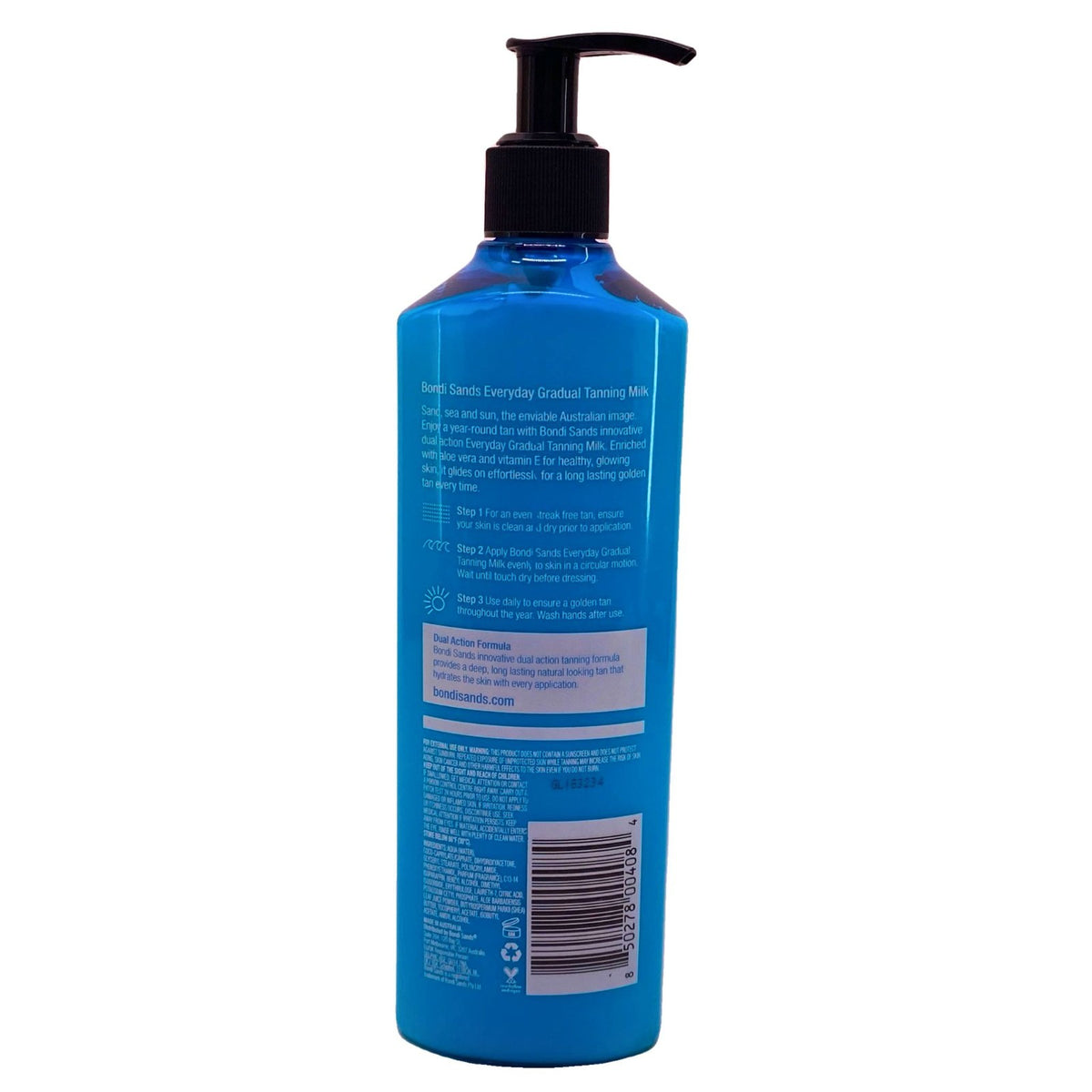 Gradual Tanning Milk with Cocoa Butter - Sun-Kissed Glow, 12oz, 12 Pack